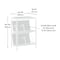 Sauder Nova Loft Accent Storage Ka , Tilted shelves ideal for vinyl record albums, books, or magazines 433798 - alternate 3